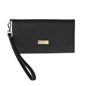 Kate Spade Laurel Way iPhone wristlet black